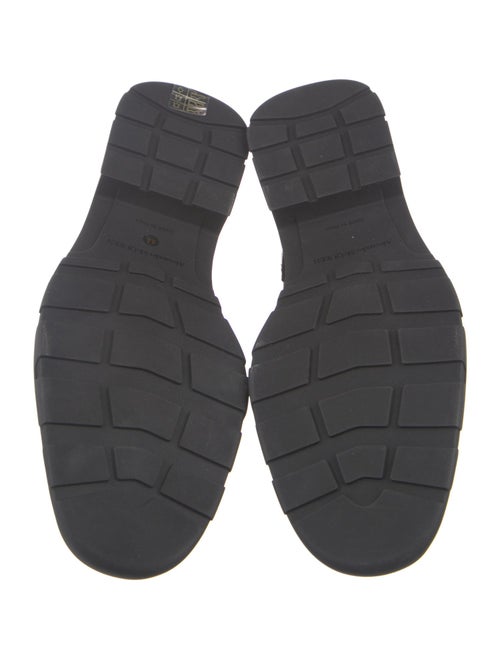 Alexander McQueen Leather Lace-Up Boots