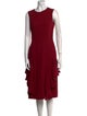 Alexander McQueen Silk Midi Length Dress