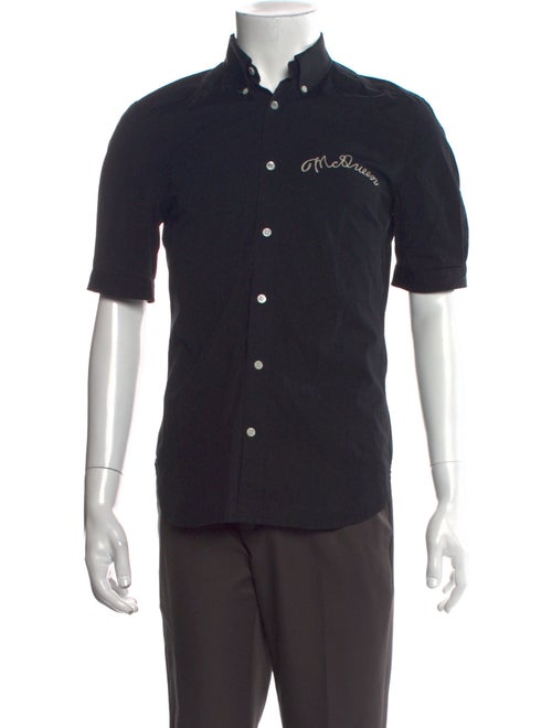 Alexander McQueen Graphic Print Short Sleeve Shirt
