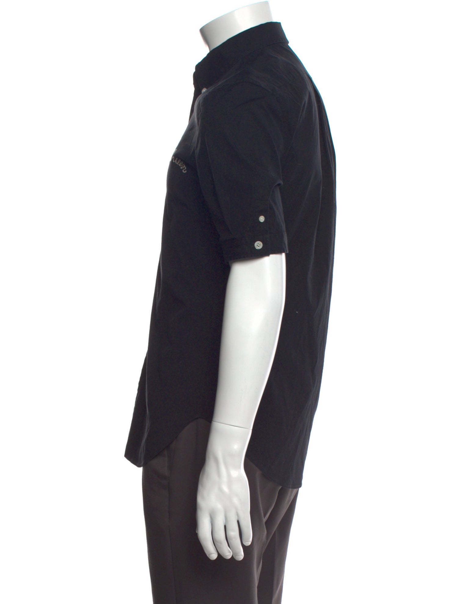 Alexander McQueen Graphic Print Short Sleeve Shirt