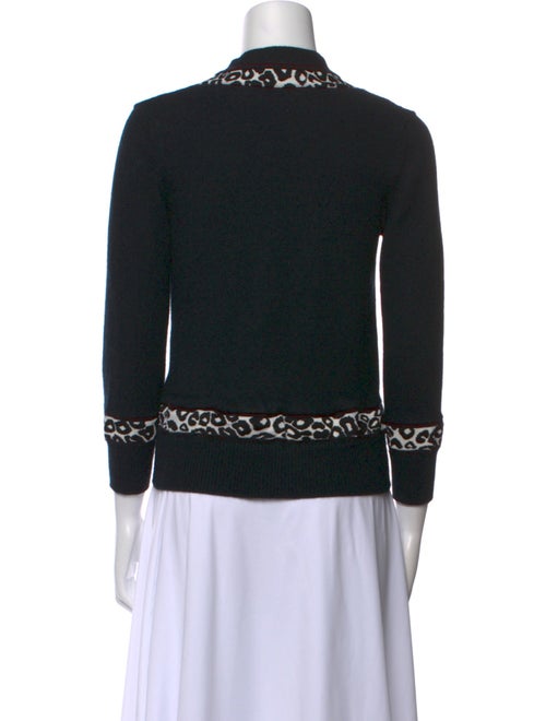 Alexander McQueen Wool Graphic Print Sweater