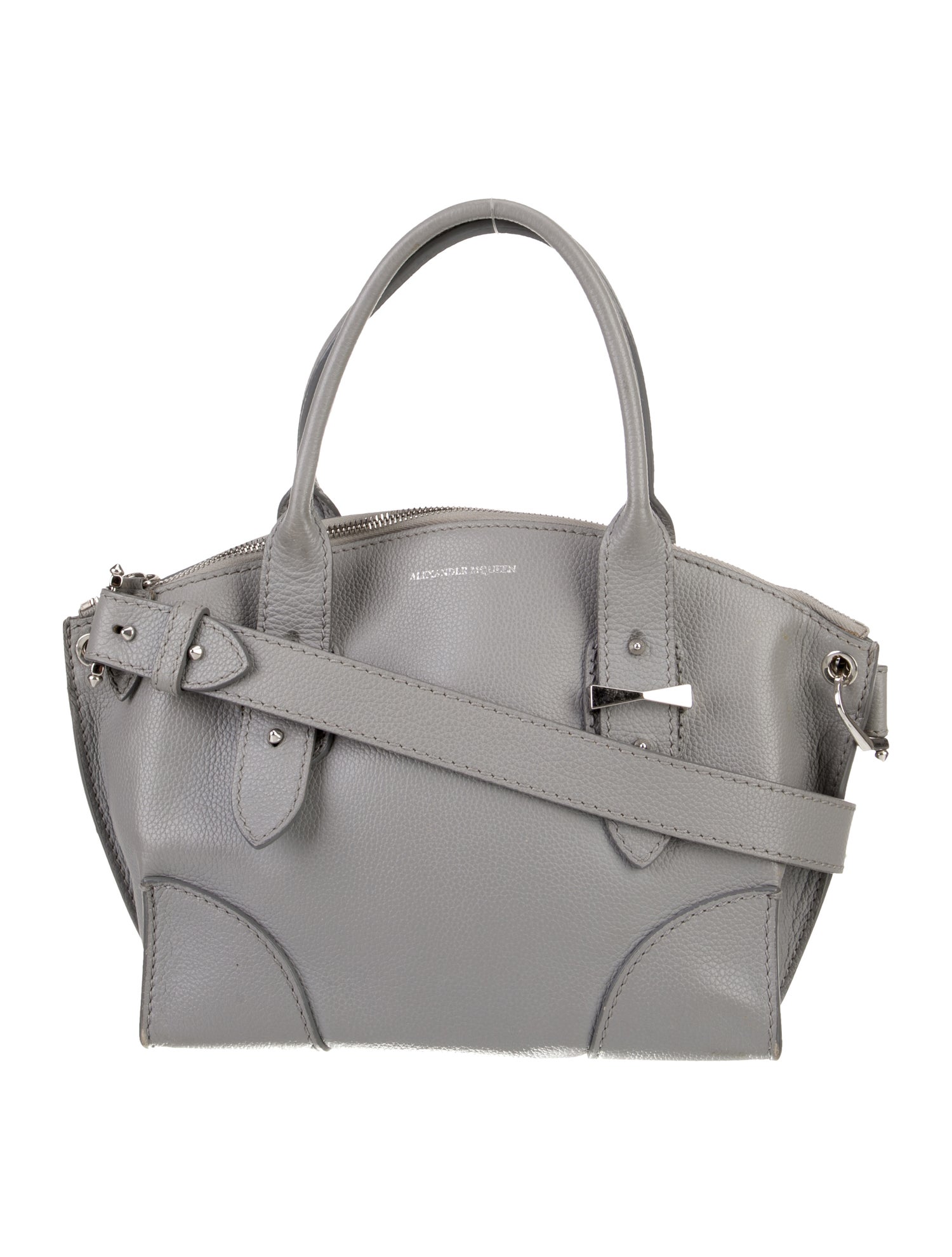 Alexander McQueen Leather Top Handle Bag