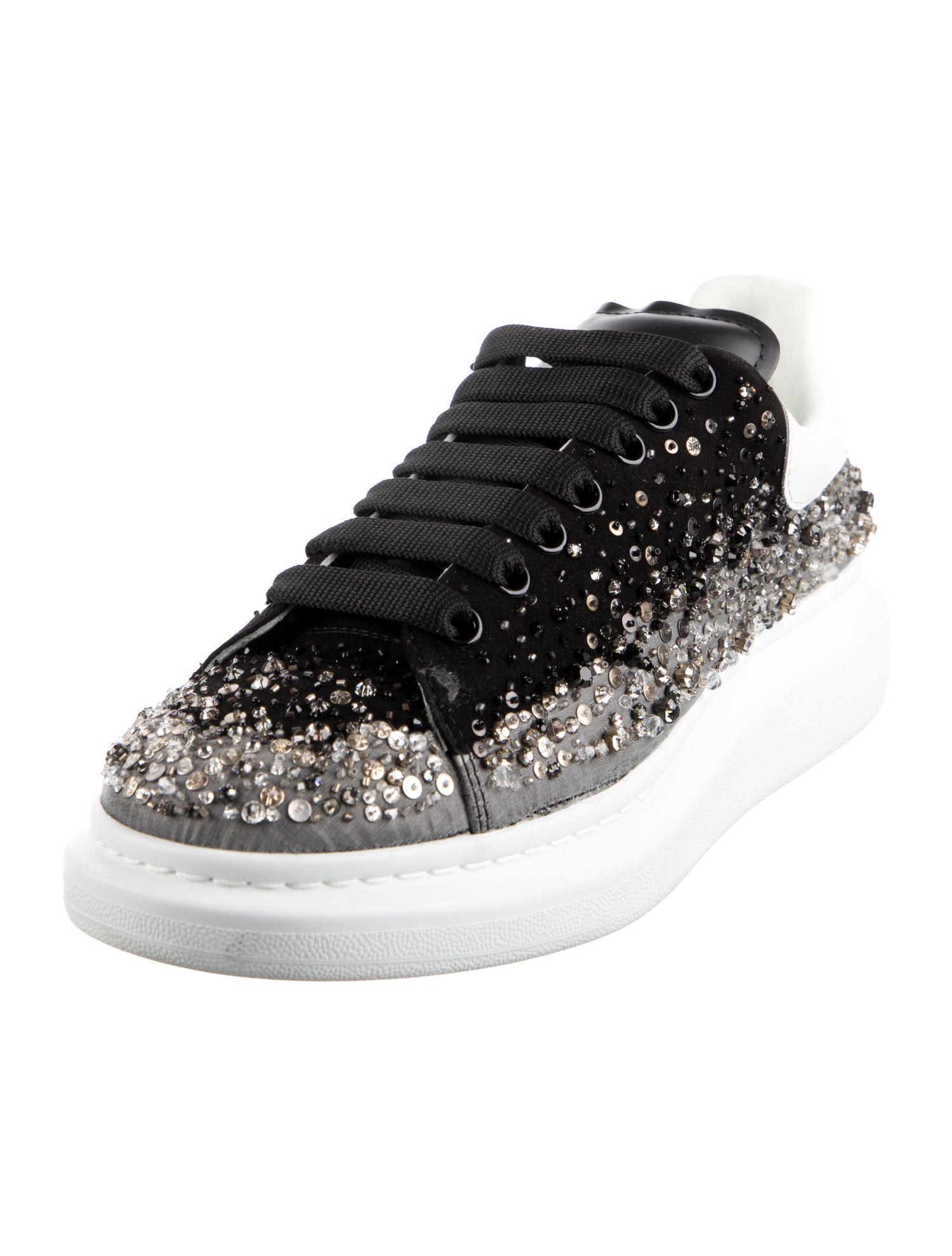 Alexander McQueen Suede Printed Sneakers