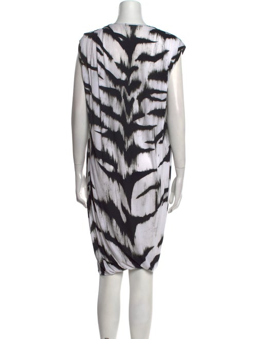 Alexander McQueen Animal Print Knee-Length Dress