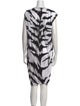 Alexander McQueen Animal Print Knee-Length Dress