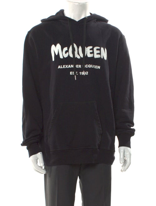 Alexander McQueen Graphic Print Crew Neck Hoodie