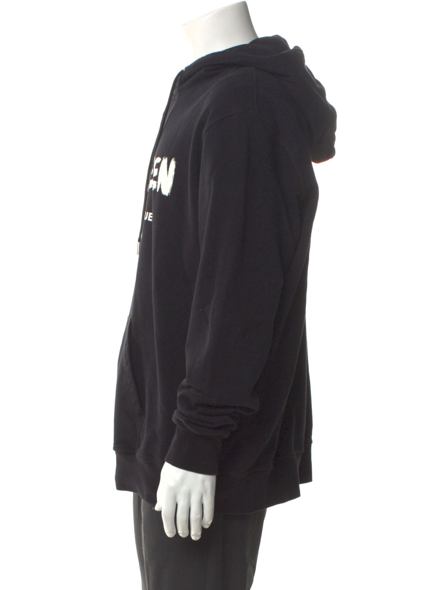 Alexander McQueen Graphic Print Crew Neck Hoodie