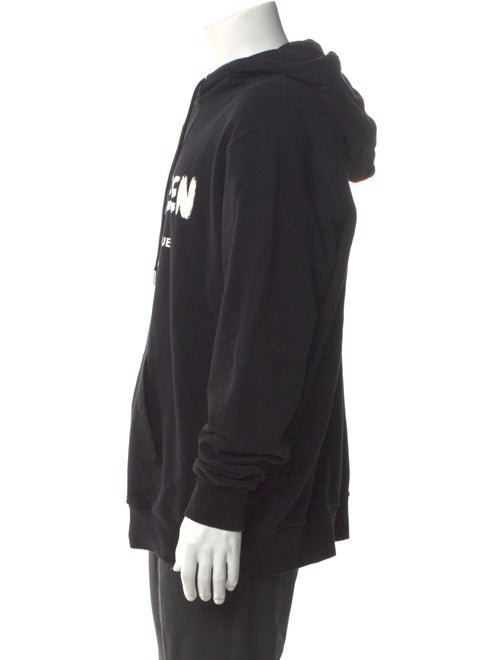 Alexander McQueen Graphic Print Crew Neck Hoodie