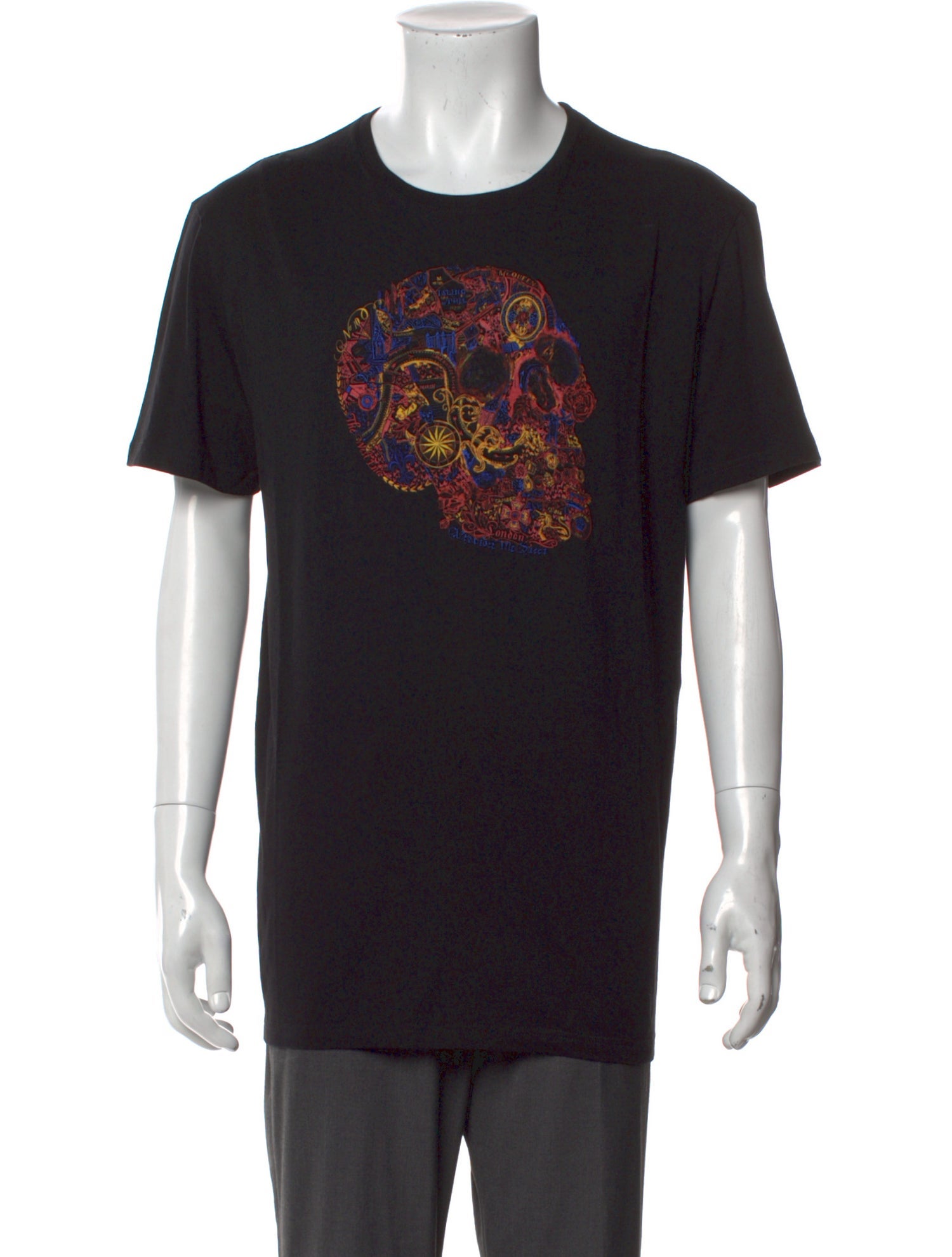 Alexander McQueen Graphic Print Crew Neck T-Shirt w/ Tags