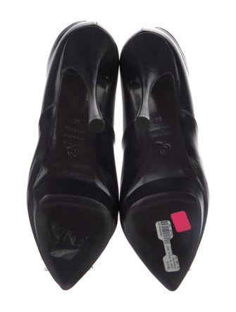 Alexander McQueen Leather Lace-Up Boots