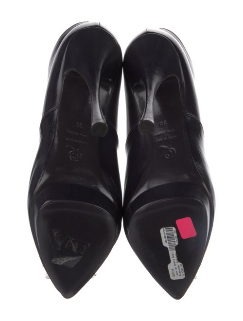 Alexander McQueen Leather Lace-Up Boots