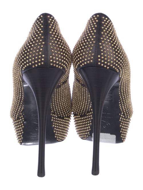 Alexander McQueen Leather Studded Accents Pumps