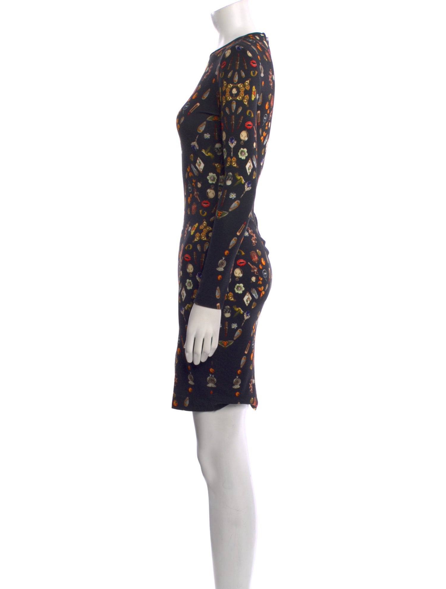 Alexander McQueen Printed Mini Dress
