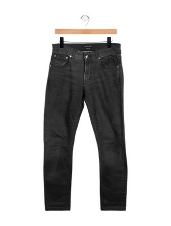 Alexander McQueen Mid-Rise Straight Leg Jeans