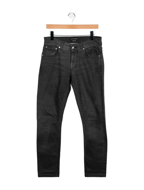 Alexander McQueen Mid-Rise Straight Leg Jeans