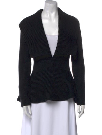 Alexander McQueen Wool V-Neck Sweater