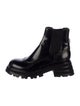 Alexander McQueen Patent Leather Chelsea Boots