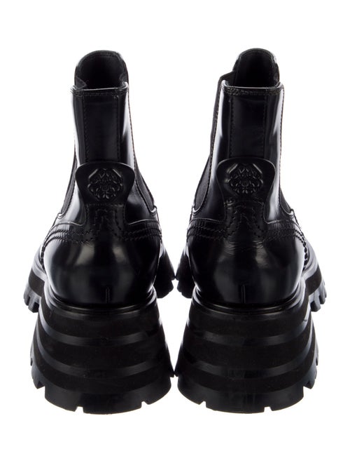 Alexander McQueen Patent Leather Chelsea Boots