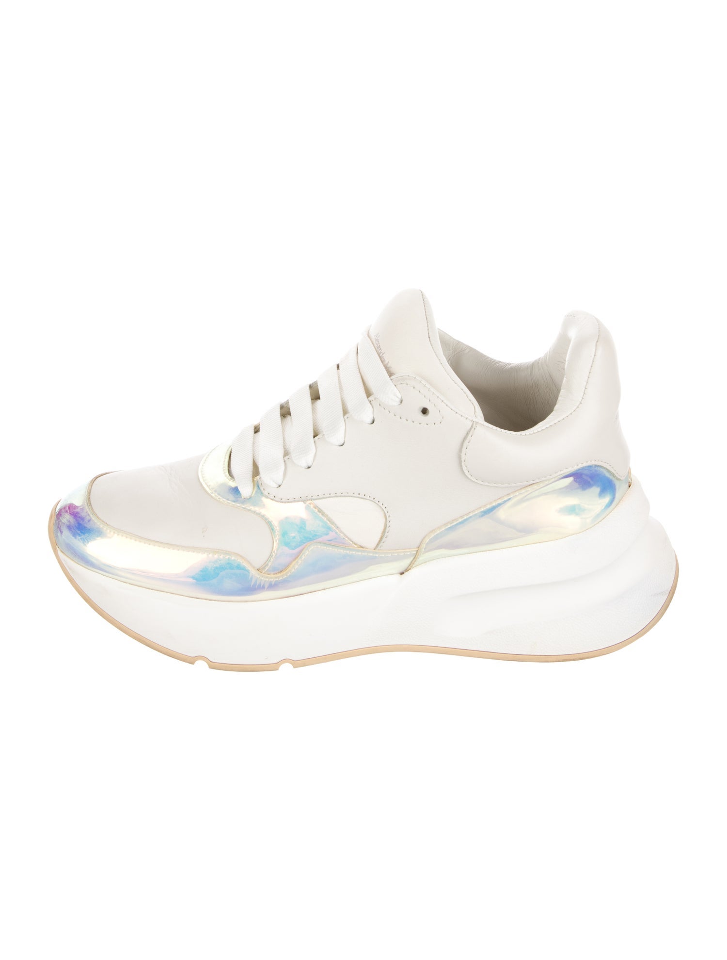 Alexander McQueen Leather Printed Sneakers