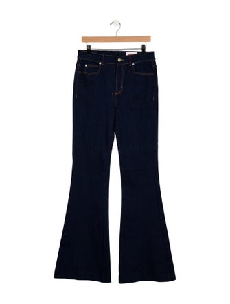 Alexander McQueen High-Rise Wide Leg Jeans