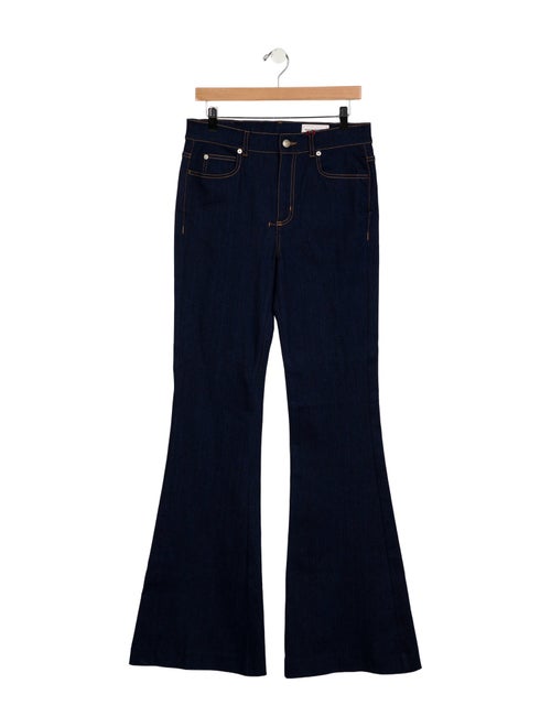 Alexander McQueen High-Rise Wide Leg Jeans