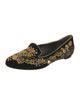 Alexander McQueen Velvet Patterned Loafers