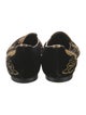 Alexander McQueen Velvet Patterned Loafers