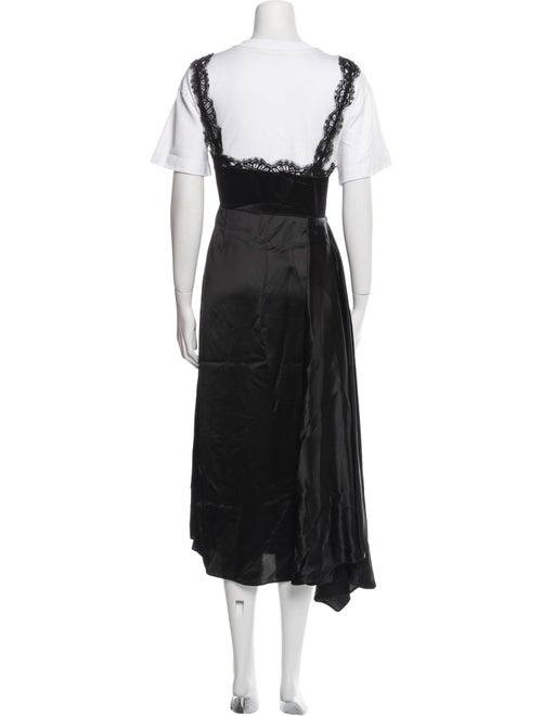 Alexander McQueen V-Neck Long Dress