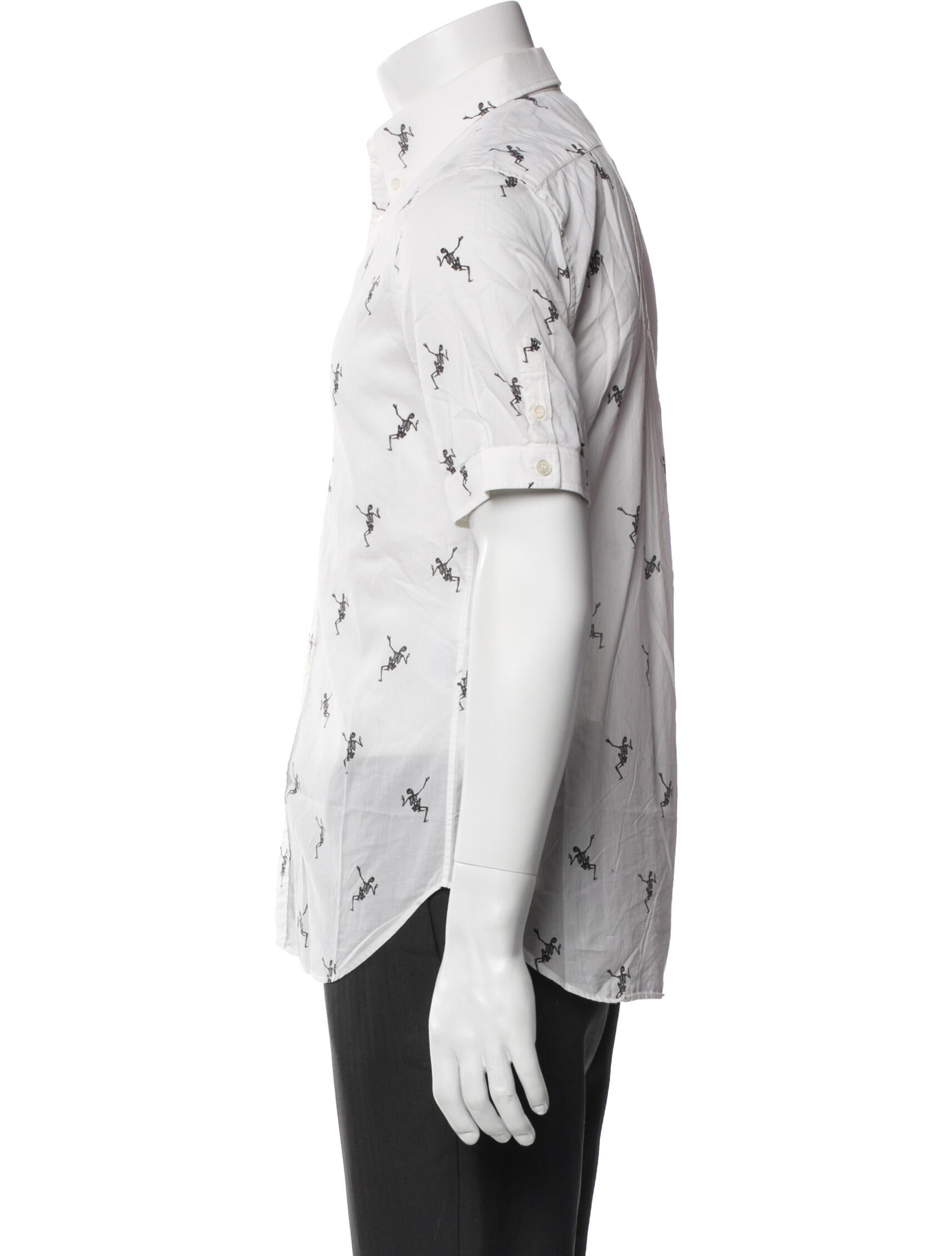 Alexander McQueen Printed Short Sleeve Shirt