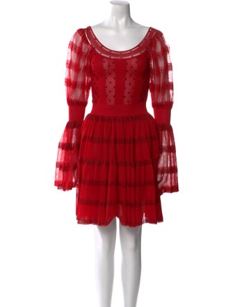 Alexander McQueen Silk Mini Dress