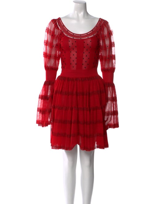 Alexander McQueen Silk Mini Dress