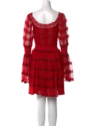 Alexander McQueen Silk Mini Dress