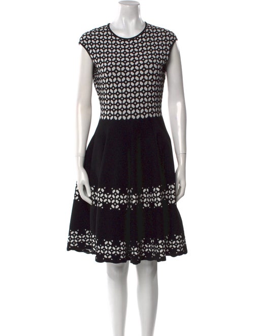 Alexander McQueen Lace Pattern Knee-Length Dress