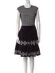 Alexander McQueen Lace Pattern Knee-Length Dress