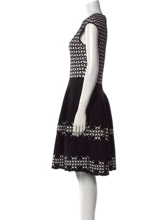 Alexander McQueen Lace Pattern Knee-Length Dress