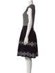 Alexander McQueen Lace Pattern Knee-Length Dress