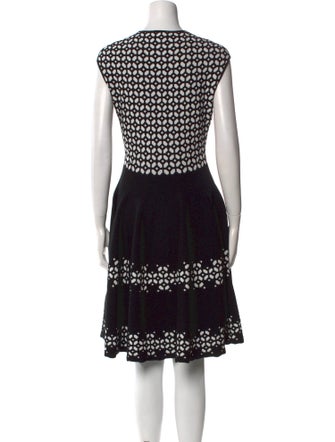Alexander McQueen Lace Pattern Knee-Length Dress