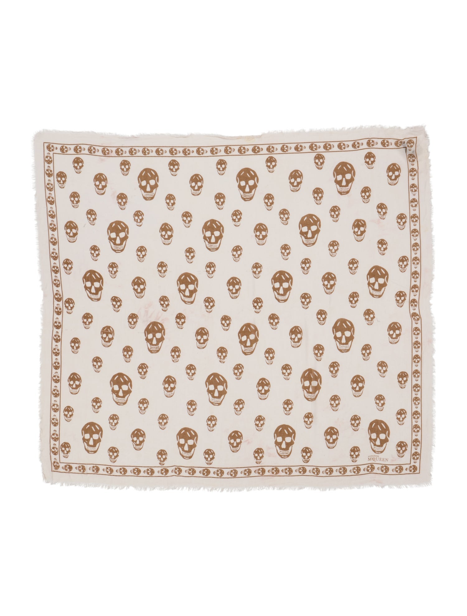 Alexander McQueen Silk Skull Scarf