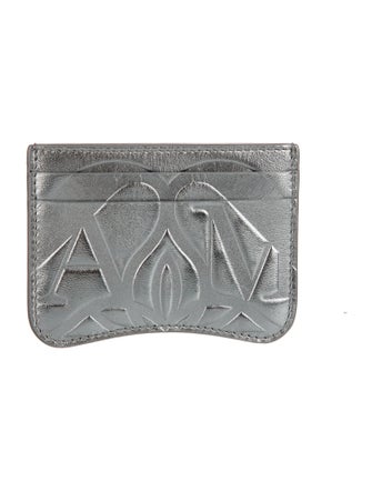 Alexander McQueen Embossed Leather Wallet