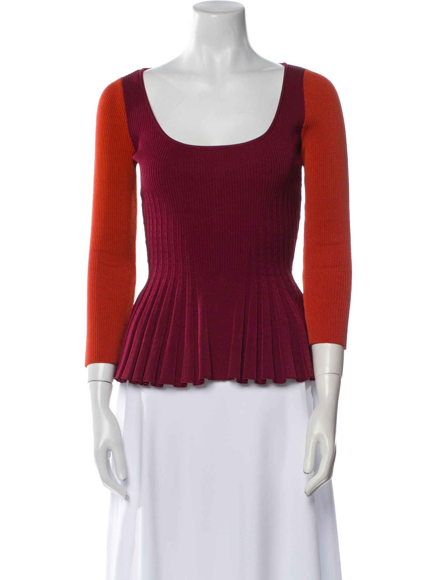 Alexander McQueen Scoop Neck Sweater