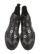 Alexander McQueen Leather Eyelet Trim Chelsea Boots