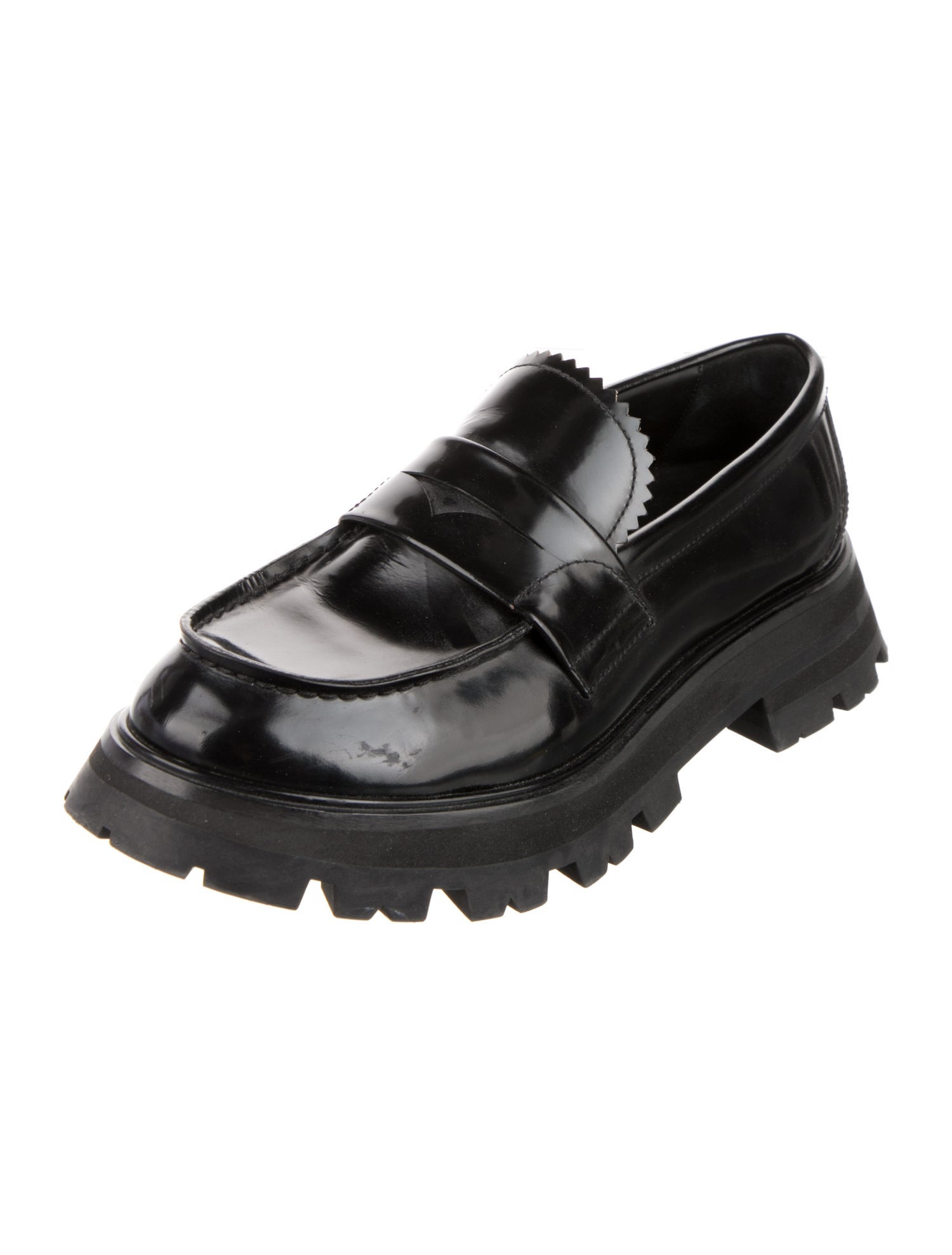Alexander McQueen Leather Loafers