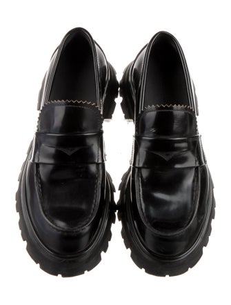 Alexander McQueen Leather Loafers