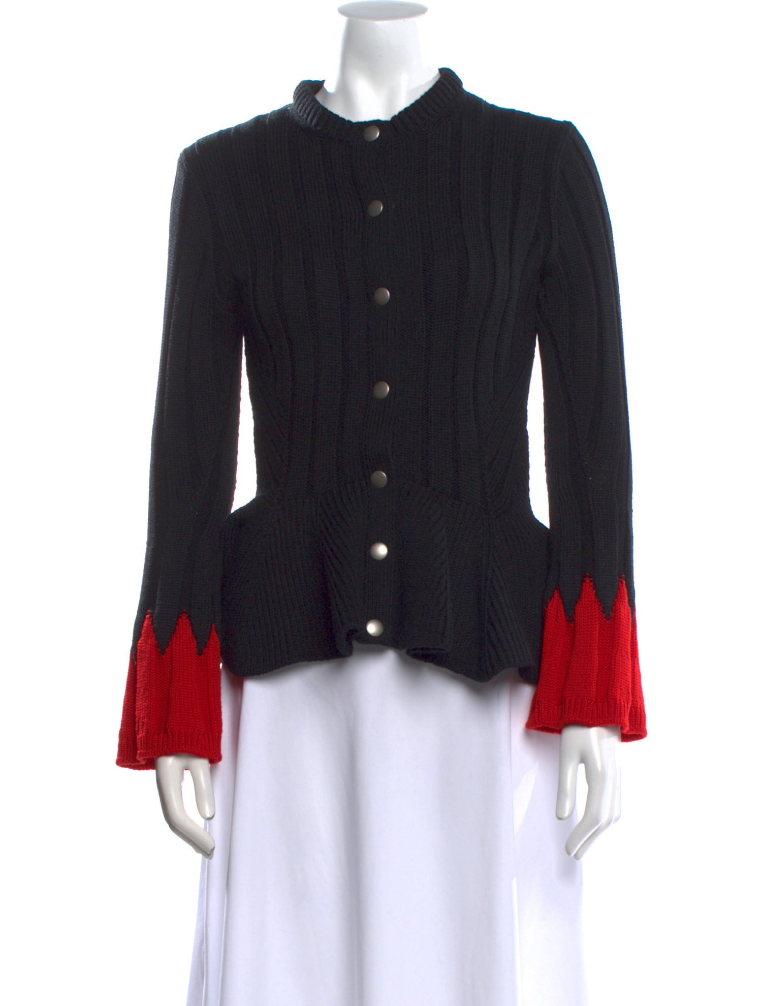 Alexander McQueen Wool Printed Sweater