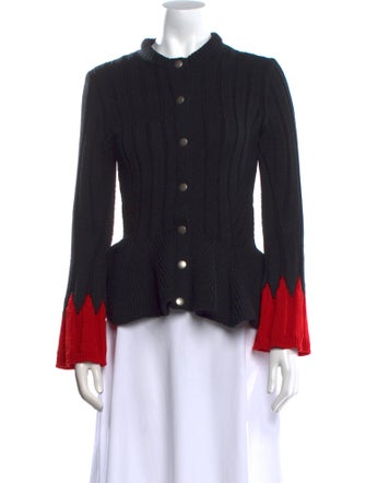 Alexander McQueen Wool Printed Sweater