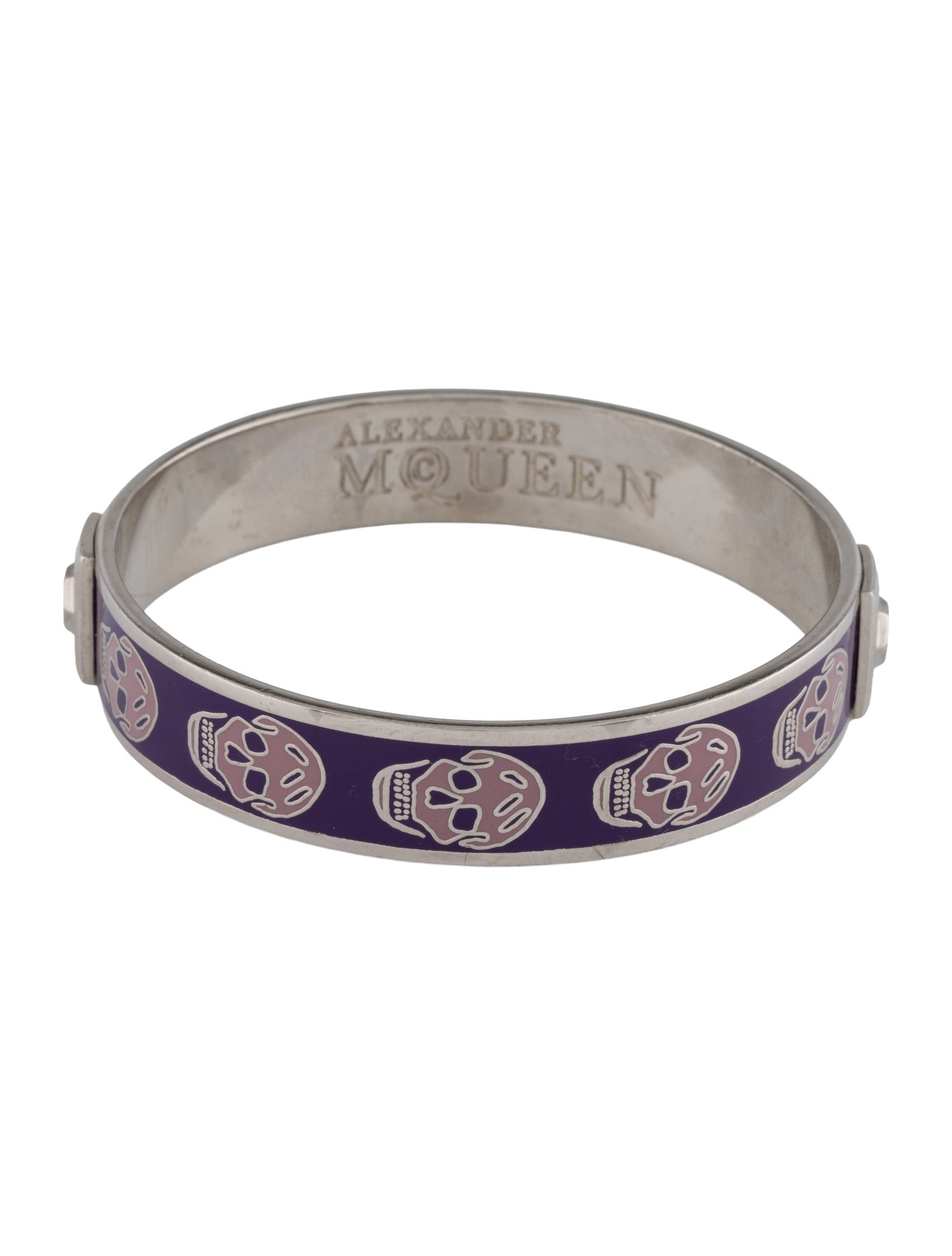 Alexander McQueen Enamel Skull Bracelet