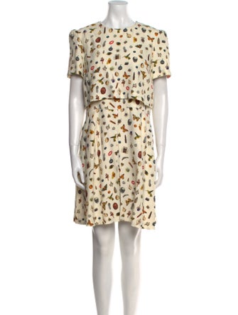 Alexander McQueen Printed Knee-Length Dress
