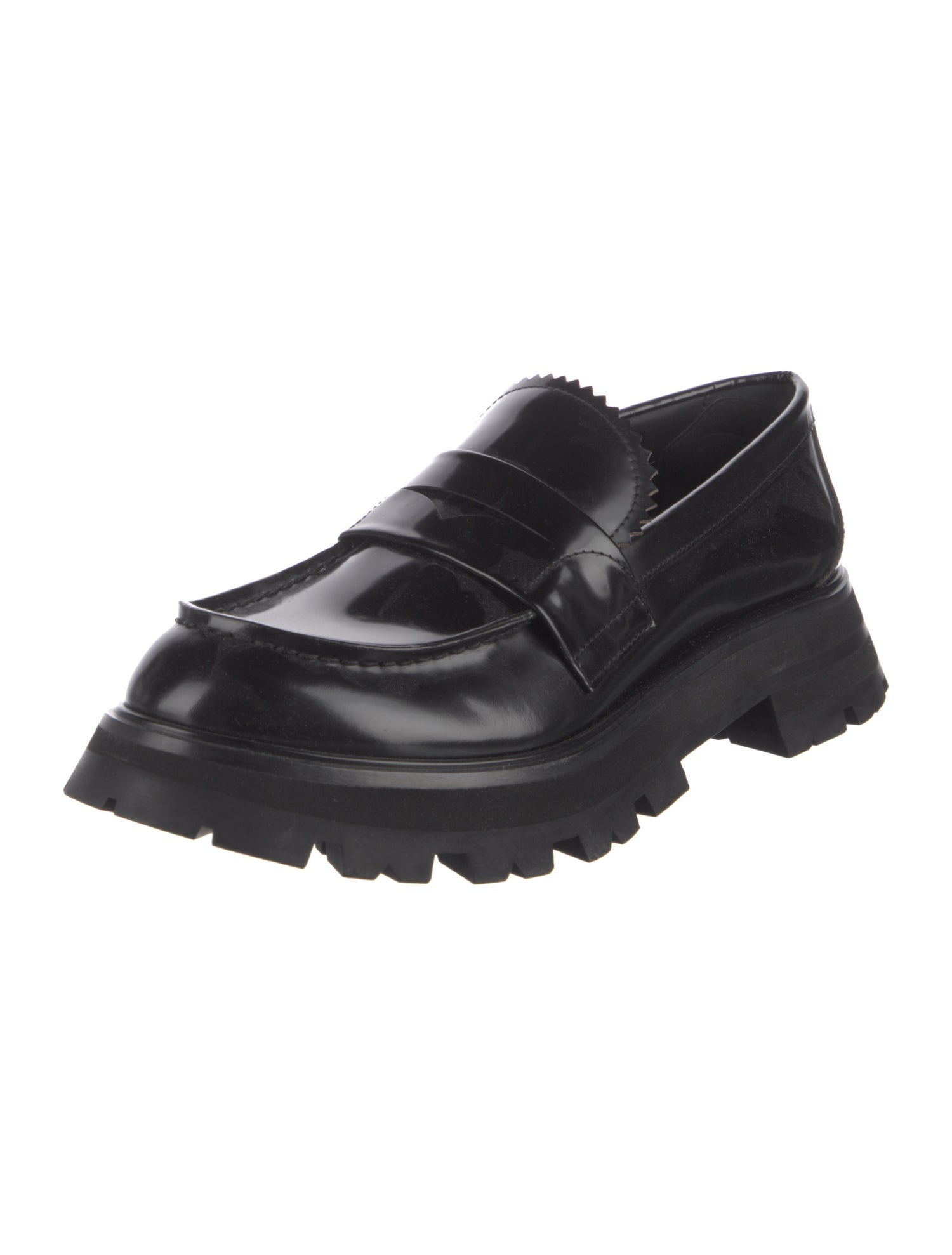 Alexander McQueen Leather Loafers