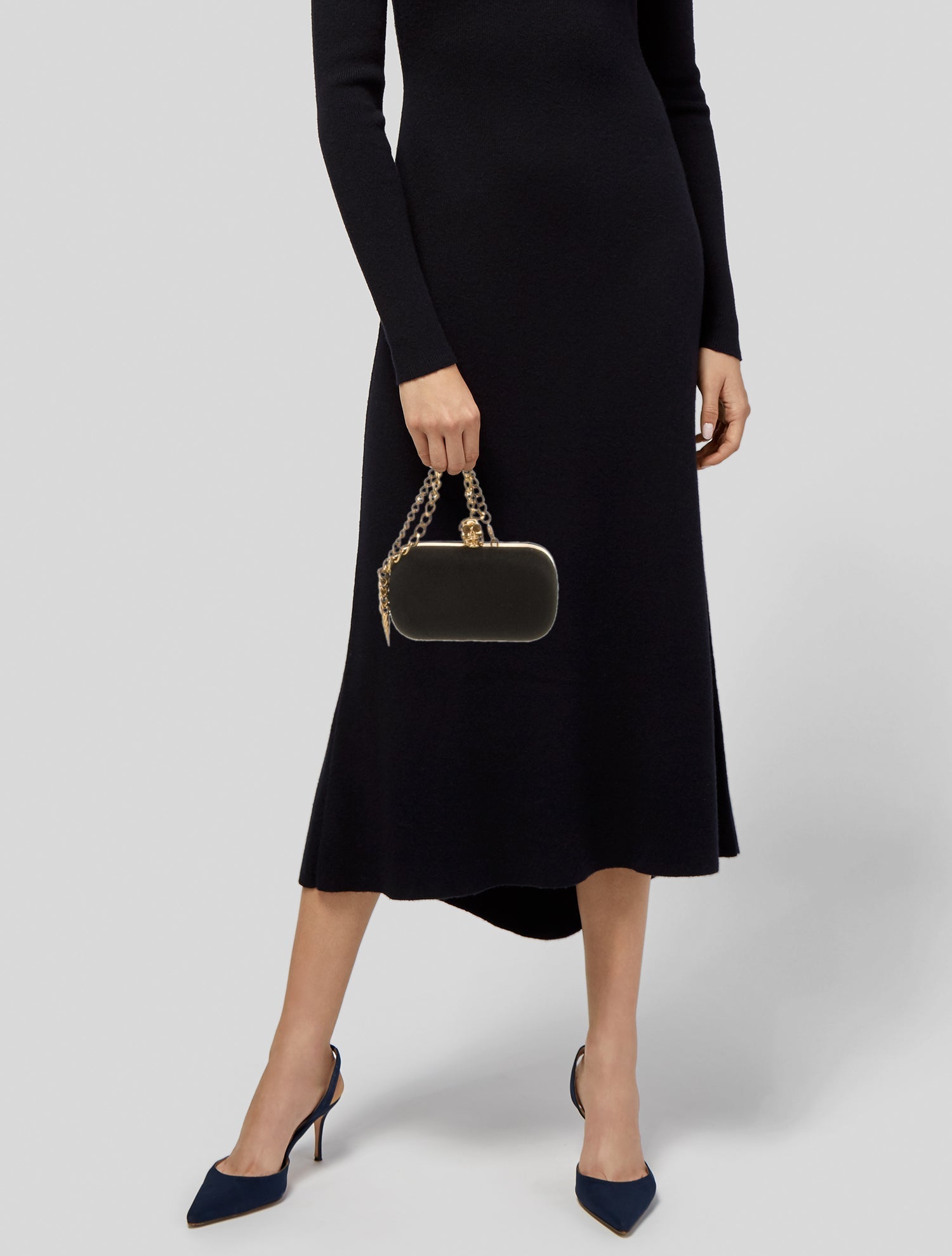 Alexander McQueen Calf Hair Minaudière