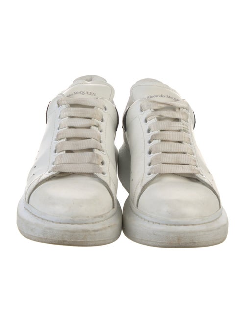 Alexander McQueen Leather Colorblock Pattern Sneakers